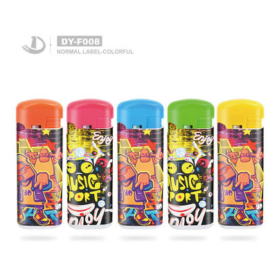 Dongyi EUR Classic Style Flip Windproof Gas Lighter Dy-F008 Φωτιά από πλαστικό