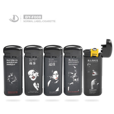 Dongyi EUR Classic Style Flip Windproof Gas Lighter Dy-F008 Φωτιά από πλαστικό