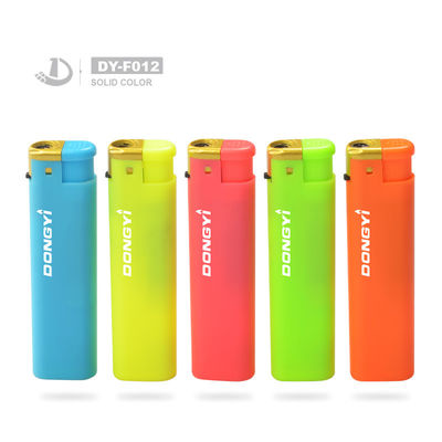 Διαφανές χρώμα OEM Windproof αναπτήρα για προώθηση μοντέλο ΝΟ. DY-F012 7.88*2.1*1.1 CM