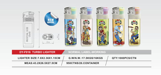 Σύγχρονο Custom Windproof Gas Lighter Προσαρμογή για την ικανοποίησή σας