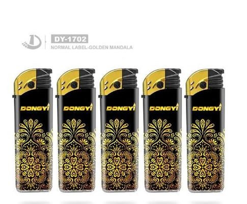 Προσαρμοσμένη ετικέτα Golden Mandala Fashion Cigarette Ηλεκτρονικό αναπτήρα για αέριο κουζίνας