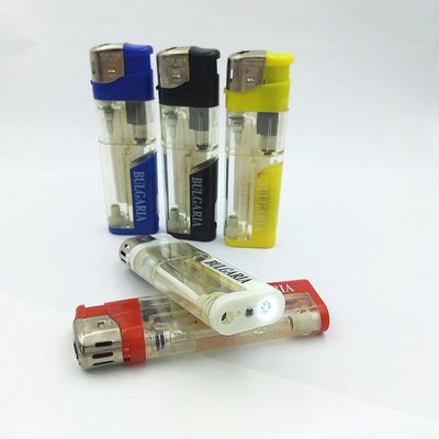 Πέντε χρώματα Λευκό λαμπτήρα LED μαλακή φλόγα ηλεκτρονικό αναπτήρα αέριο ανανεώσιμο αναπτήρα πούρων