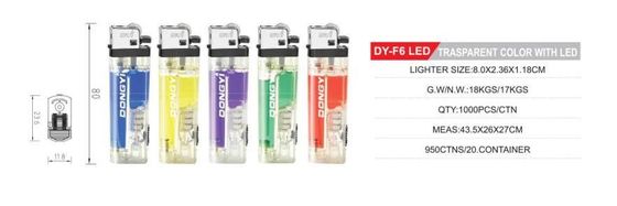 Φωτιστής αερίου με φως LED Dy-F6 LED 80*23.6*11.8mm Φωτιστής LED κουζίνας