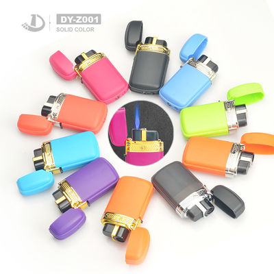 Πλαστικό υλικό Νέο στυλ Flip Turbo Flame Piezo Windproof Refillable Gas Lighter
