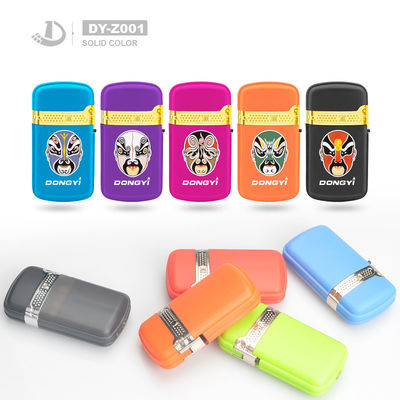 Πλαστικό υλικό Νέο στυλ Flip Turbo Flame Piezo Windproof Refillable Gas Lighter