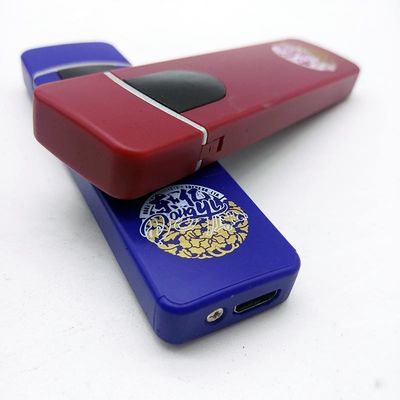 Ακτιβισμένο αποτύπωμα δακτύλου USB επαναφορτιζόμενο αναπτήρα USB01 Προσαρμοσμένο λογότυπο 8.2*2.3*0.95 cm